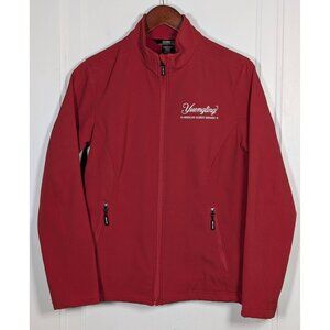 Yuengling Beer Jacket Women's Size Medium Red Core365 Softshell Full Zip Brewery